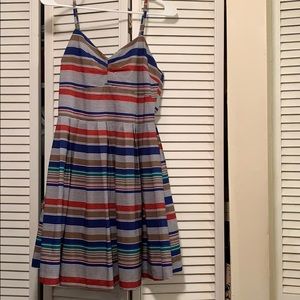 Multi color ruffled dress